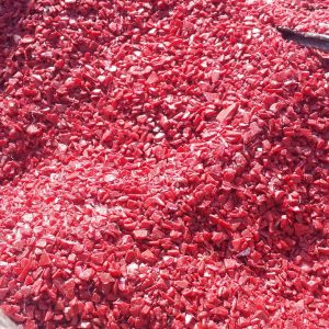 Red HDPE Crush
